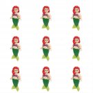 9pcs The Mermaid Minifigures The Little Mermaid Movie Sets