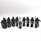 9pcs Ringwraith Knight and Witch-king of Angmar Minifigures The Lord of the Rings Sets
