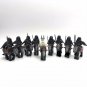 9pcs Ringwraith Knight and Witch-king of Angmar Minifigures The Lord of the Rings Sets