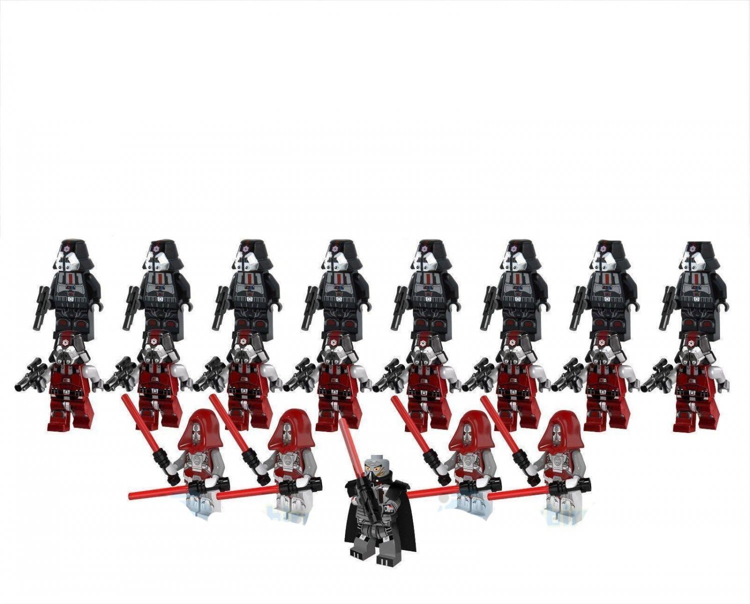 21pcs Commanded Sith Troopers Darth Malgus Minifigures Star Wars The Clone Wars Sets