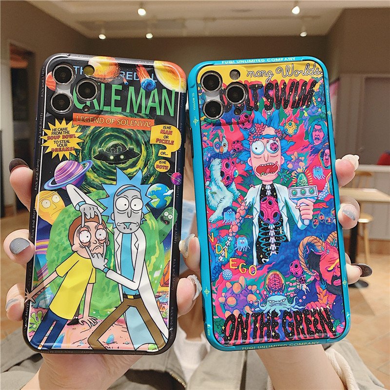 Rick And Morty Iphone Case Funny Illustration Silicone Soft Case