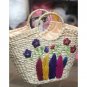 gift for women woven straw bag purse clutch handmade