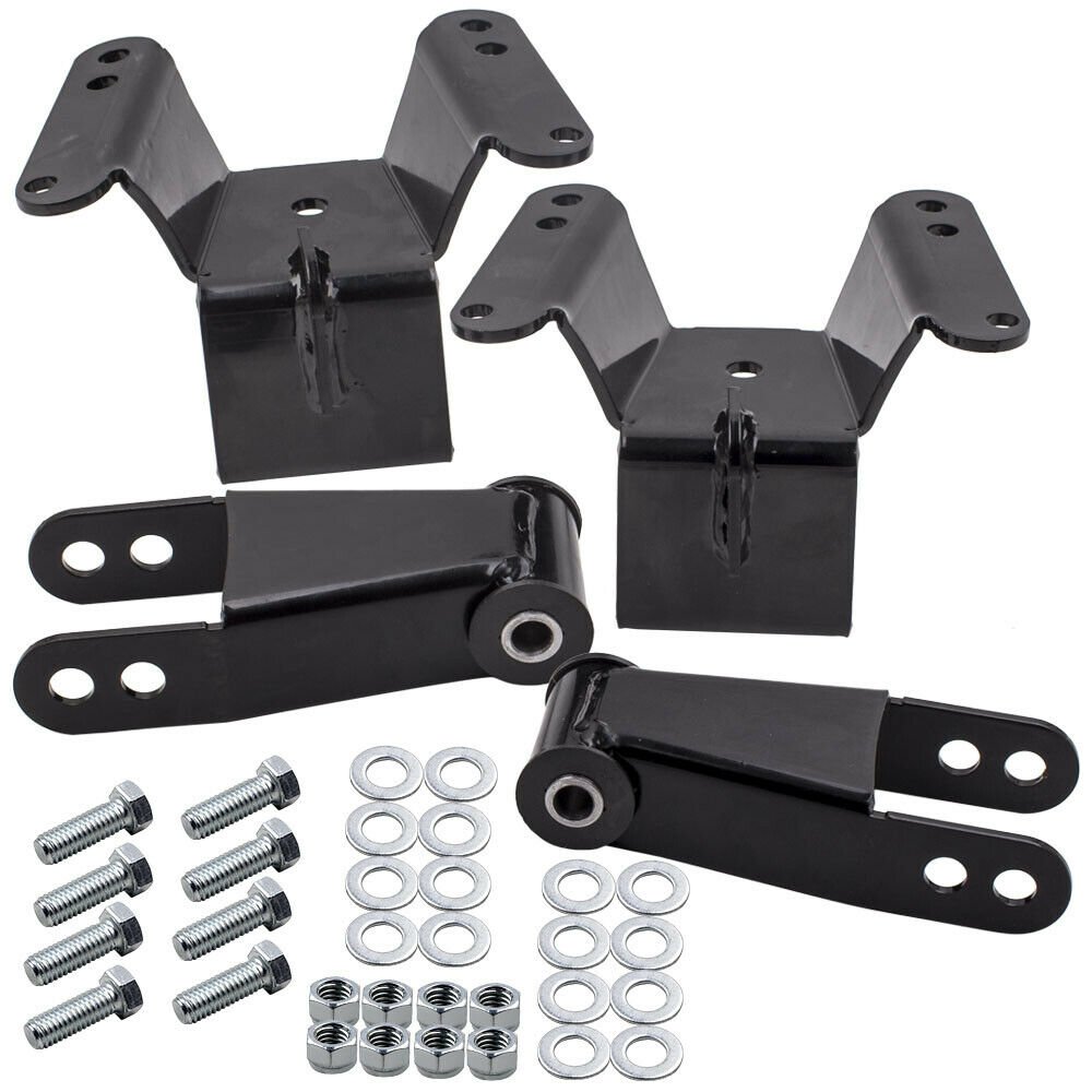 4" Drop Lowering Kit Rear Hanger fit Chevy C10 Custom Deluxe Cab 1979