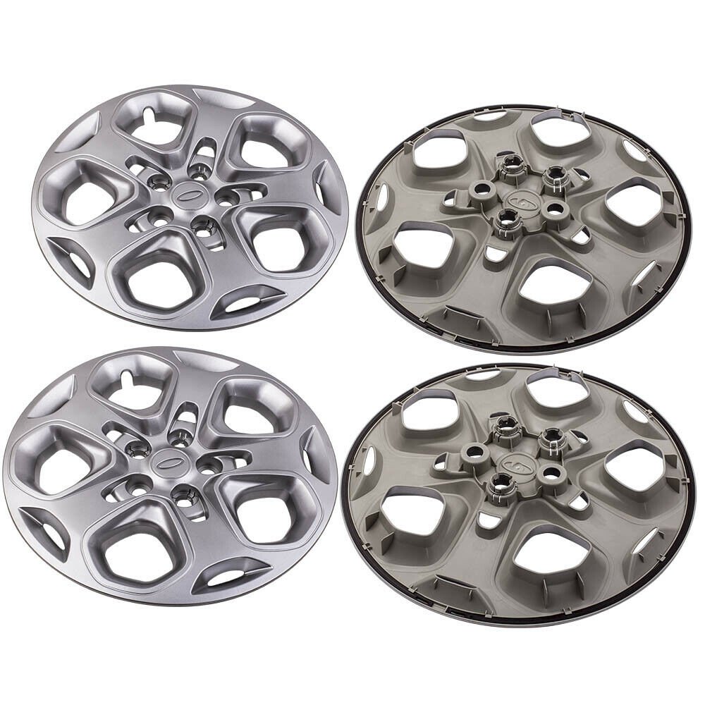 Set of 4 17" Silver Bolton Hubcaps Wheel cover For FORD FUSION 2010