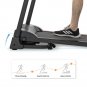 Cardio Treadmill Walking Machine with Audio Speakers and Incline Adjuster