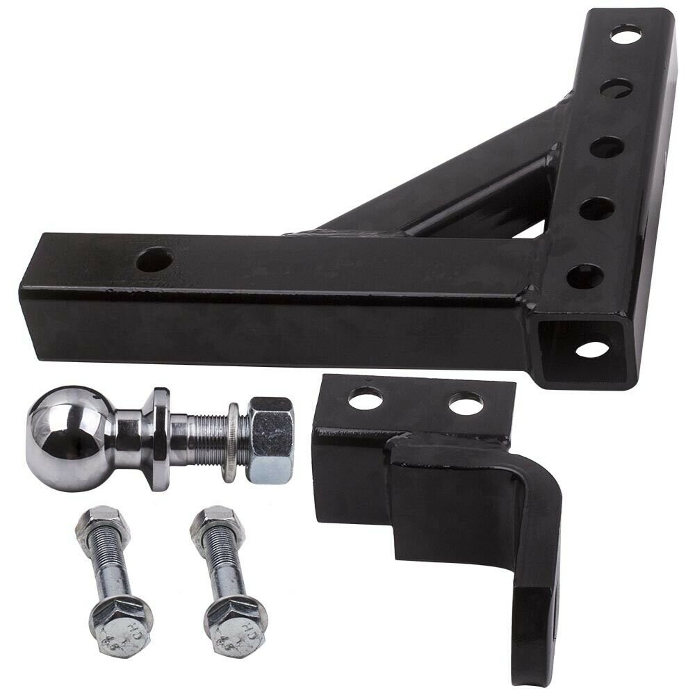 Brand New 10" Adjustable Trailer Hitch Drop Ball Mount 2" Receiver W