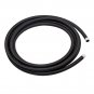 AN8 -8AN 16ft Nylon Braided Gas OIL FUEL Line Hose End Adaptor KIT