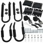 2 Pcs Kayak Carrier Boat for Ski Surf Snowboard Roof Mount Car Cross J-Bar Rack