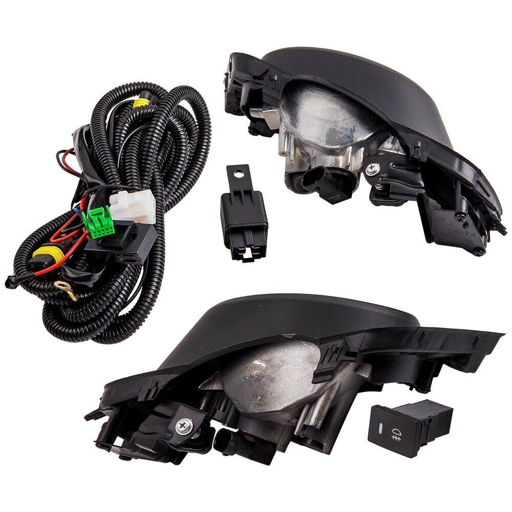 Clear Driving Fog Lights + Switch Set For Honda Civic 4dr Sedan 20092011