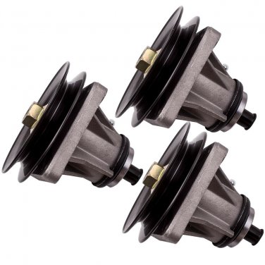 3pcs Mower Mandrel Spindle Assembly for MTD 618-0240C, 918-0240C with pulley
