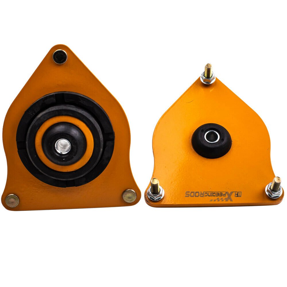 Pair Camber Plates Left +Right Pillow Upper Mounts For Mini Cooper 2002-2006