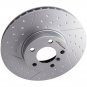 Driver Sides Left Front Brake Rotors Dics for BMW X5 Xdrive 30I E70 2006-2010