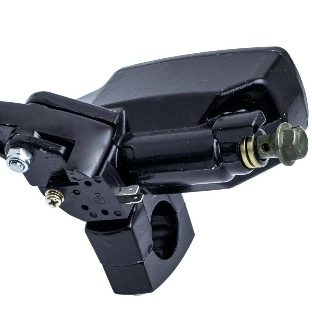 16mm (5/8") Brake Master Cylinder - Black With Polish Lever For Honda CX500, GL500, CB750 & More