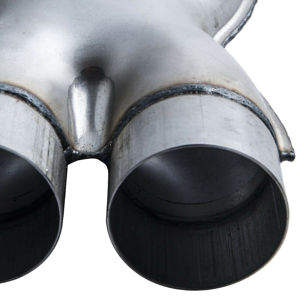 3" Dual Universal Exhaust Crossover Pipe XPipe Aluminized 3" Inlet