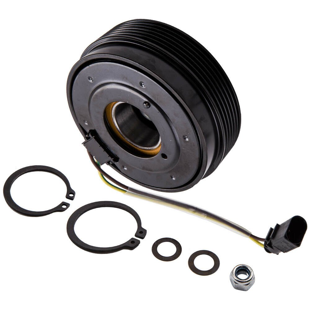 A/C Compressor Clutch Kit Pulley Fit Audi TT Quatro Jetta Golf Beetle
