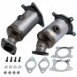 Set of 2 Catalytic Converter Rear Front For Ford Fusion 3.5L 10-12 For Mazda 6