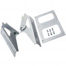 1Pc Detachable Two-Up Tour Pack Mounting Rack Luggage Bracket Steel