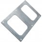 1Pc Detachable Two-Up Tour Pack Mounting Rack Luggage Bracket Steel