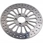 2Pcs Front Brake Rotor Disc Disk 11.8" Stainless Steel Polished for M-RT-1100