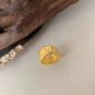 Sterling Silver Irregular Type Gold Foil Paper Fashion Ring