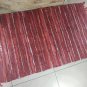 Rustic Fireproof Fireplace Carpet Shiny Red Hearth Fire Resistant Mat Rug