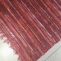 Rustic Fireproof Fireplace Carpet Shiny Red Hearth Fire Resistant Mat Rug