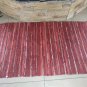 Rustic Fireproof Fireplace Carpet Shiny Red Hearth Fire Resistant Mat Rug