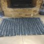 Rustic Fireproof Fireplace Carpet Shiny Gray Hearth Fire Resistant Mat Rug