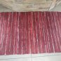 Rustic Fireproof Fireplace Carpet Shiny Red Hearth Fire Resistant Mat Rug