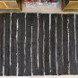 Rustic Fireproof Fireplace Carpet Shiny Brown Hearth Fire Resistant Mat Rug