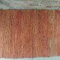 Rustic Fireproof Fireplace Carpet Orange Hearth Fire Resistant Mat Rug