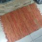 Rustic Fireproof Fireplace Carpet Orange Hearth Fire Resistant Mat Rug