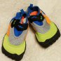 Newtz Kids Water Shoes Toe Bumpers Blue & Green Shoes Size 9 /10 