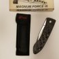 NIB FROST CUTLERY 15-336B MAGNUM FORCE III POCKET KNIFE "FREE SHIPPING" 