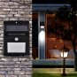 4pk Solar 30 LED Security Motion Sensor Mode Bright Pathway Mounting Wall Light Blk