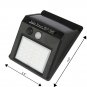 4pk Solar 30 LED Security Motion Sensor Mode Bright Pathway Mounting Wall Light Blk