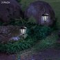 BIGTREE Black Low Voltage Solar Powered Integrated LED Pathway Light Pack