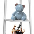 BIGTREE 5-Tier Corner Ladder Shelf Unit 62.32” Bookcase Display (White)