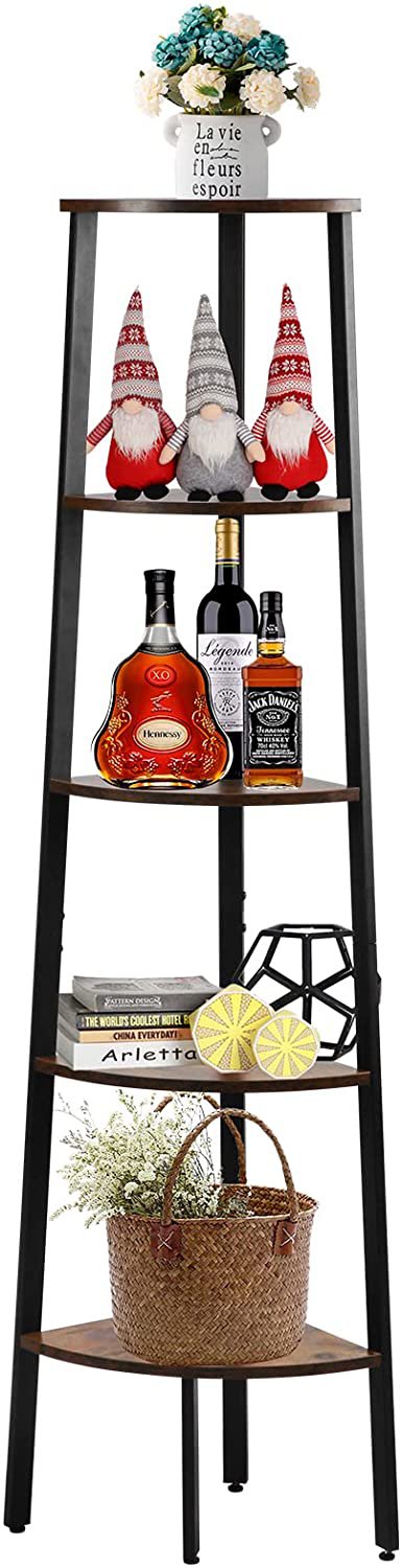 BIGTREE 5-Tier Corner Ladder Shelf Shelving Unit 62.32&acirc;��