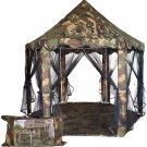 BIGTREE Patio Camouflage Hexagonal Camping Tent (Camouflage)