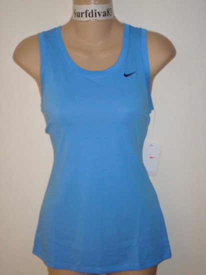 Nwt 2XL NIKE DRI-FIT Women Fitness Tank Top Shirt New XXL Blue