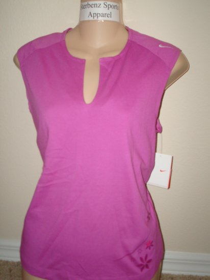 Nwt M NIKE Women Performance Pink Fitness Tank Top New Medium 264578-673