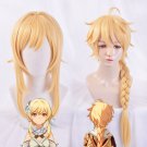 Genshin Impact Traveler Lumine Aether Cosplay Wig
