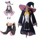 The Journey of Elaina Cosplay Costume Majo no Tabitabi Outfit Purple Halloween Party