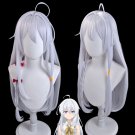 The Journey of Elaina Cosplay Wig Majo No Tabitabi Elaina Wig Silver White Long