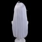 The Journey of Elaina Cosplay Wig Majo No Tabitabi Elaina Wig Silver White Long