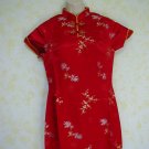 Japanese sexy red silk dress, Vintage, never worn.