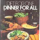 Diet For One Dinner For All Cook Book 1973 Beryl Marton