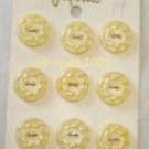 Stylrite Vintage Creamy Yellow Flower Buttons