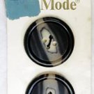 La Mode Vintage 4 Hole Brown Cream Streaked Buttons